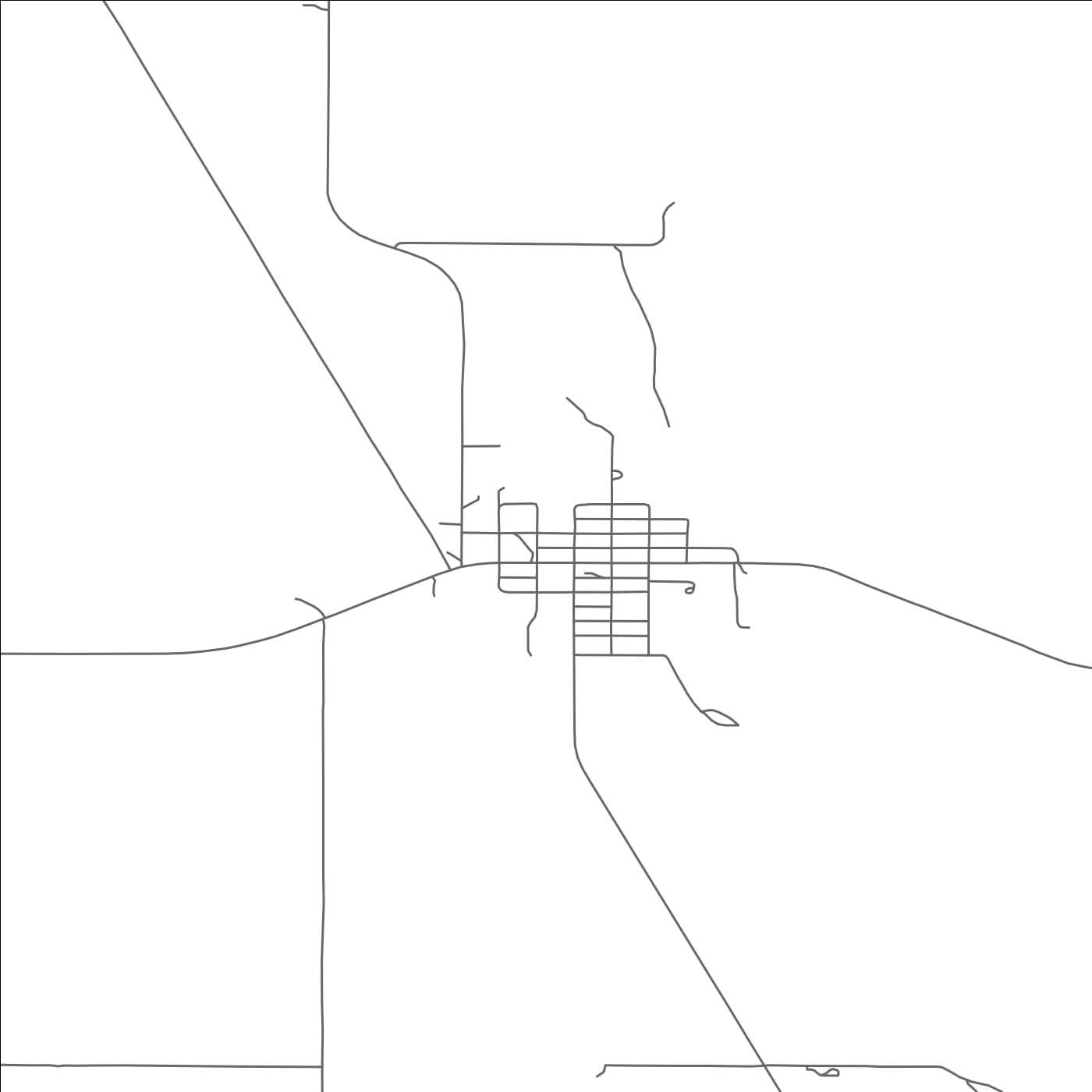 ROAD MAP OF COMSTOCK, NEBRASKA BY MAPBAKES