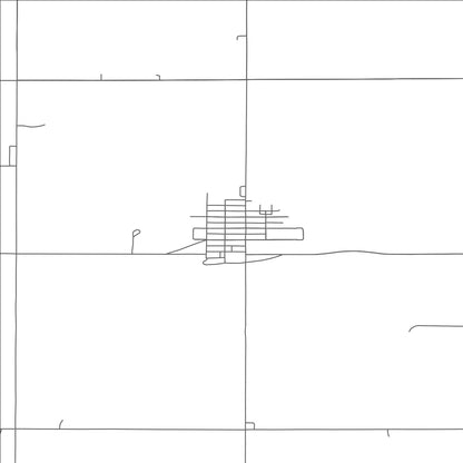 ROAD MAP OF COOK, NEBRASKA BY MAPBAKES