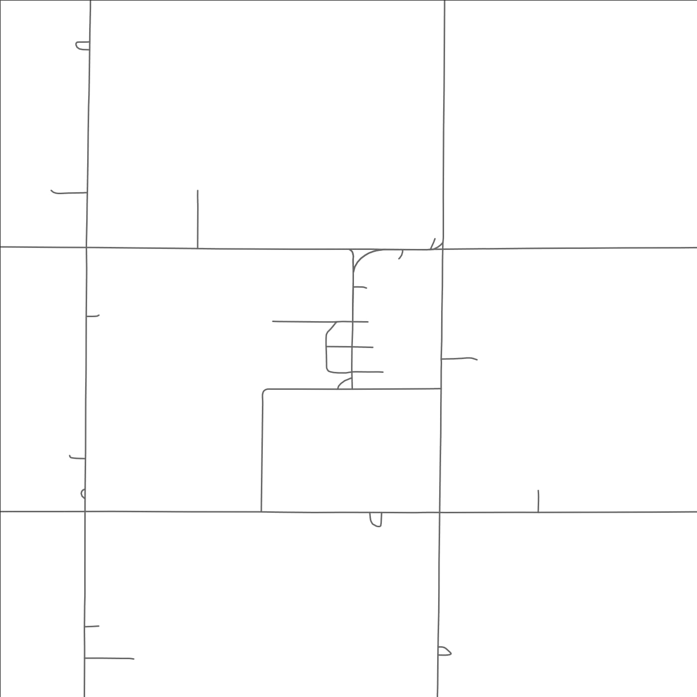 ROAD MAP OF CORNLEA, NEBRASKA BY MAPBAKES