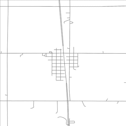 ROAD MAP OF CORTLAND, NEBRASKA BY MAPBAKES