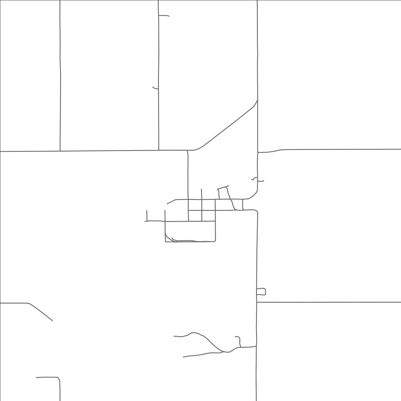 ROAD MAP OF COWLES, NEBRASKA BY MAPBAKES