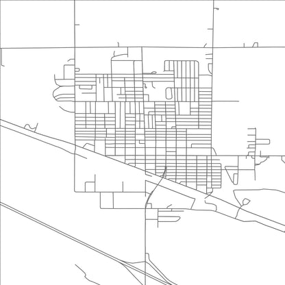 ROAD MAP OF COZAD, NEBRASKA BY MAPBAKES