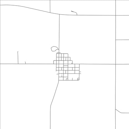 ROAD MAP OF CRAIG, NEBRASKA BY MAPBAKES