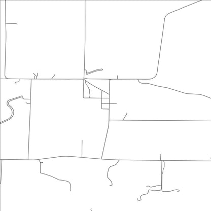 ROAD MAP OF CUSHING, NEBRASKA BY MAPBAKES