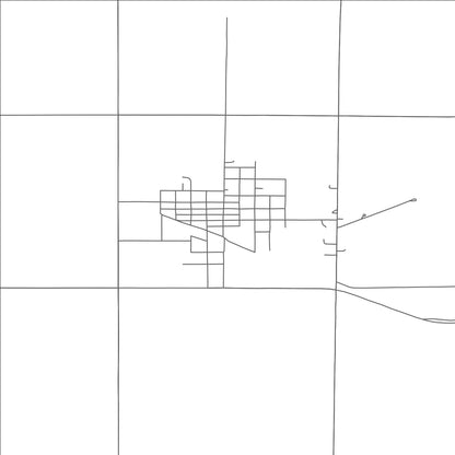 ROAD MAP OF DAVENPORT, NEBRASKA BY MAPBAKES