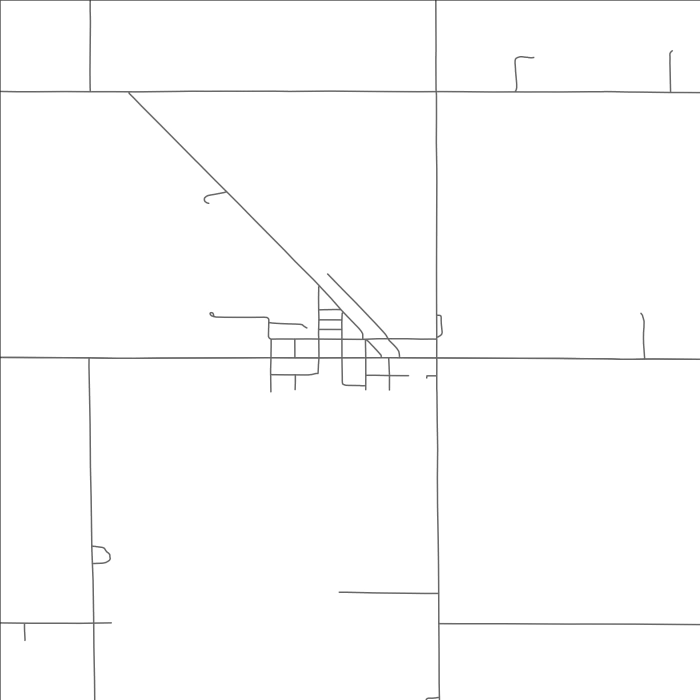 ROAD MAP OF DAYKIN, NEBRASKA BY MAPBAKES