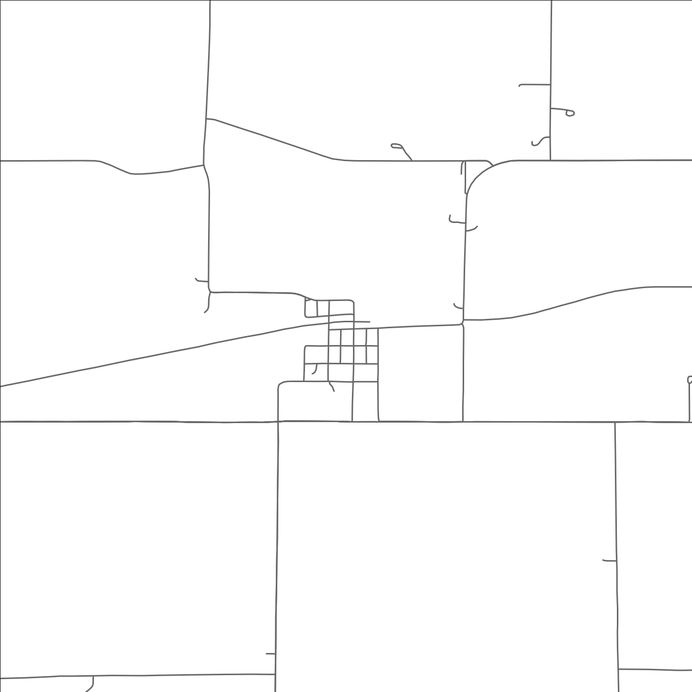 ROAD MAP OF DEWEESE, NEBRASKA BY MAPBAKES