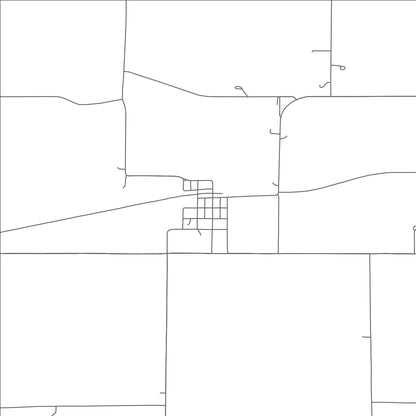 ROAD MAP OF DEWEESE, NEBRASKA BY MAPBAKES