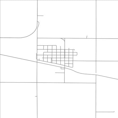 ROAD MAP OF DORCHESTER, NEBRASKA BY MAPBAKES