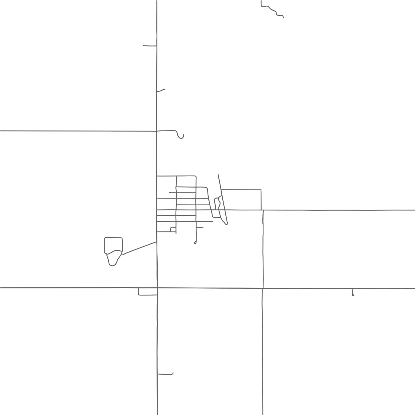 ROAD MAP OF DWIGHT, NEBRASKA BY MAPBAKES