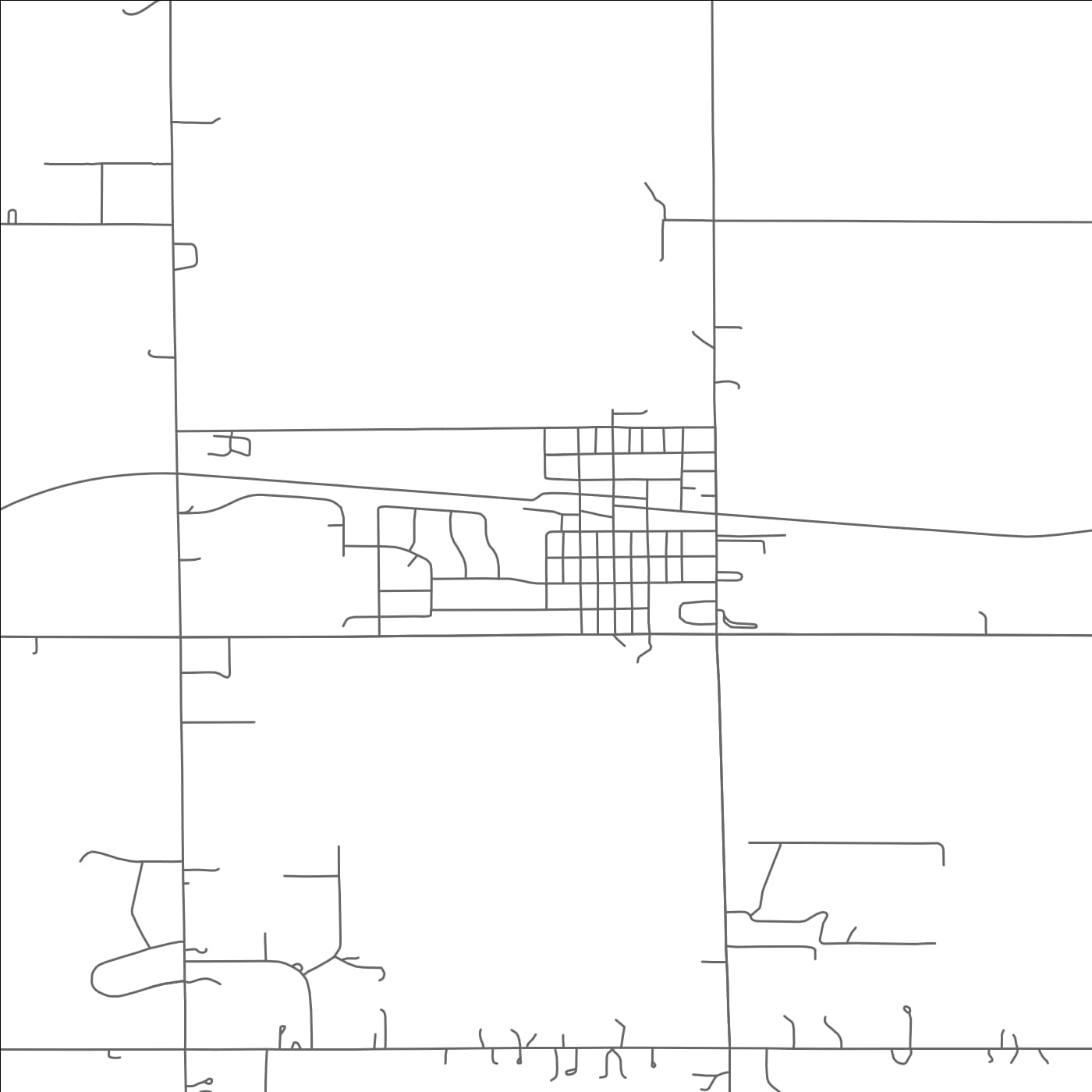 ROAD MAP OF EAGLE, NEBRASKA BY MAPBAKES