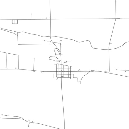 ROAD MAP OF EDISON, NEBRASKA BY MAPBAKES