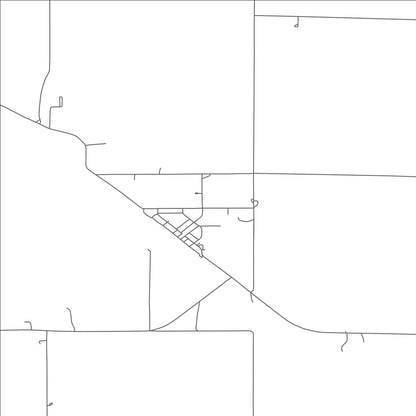 ROAD MAP OF ELK CREEK, NEBRASKA BY MAPBAKES