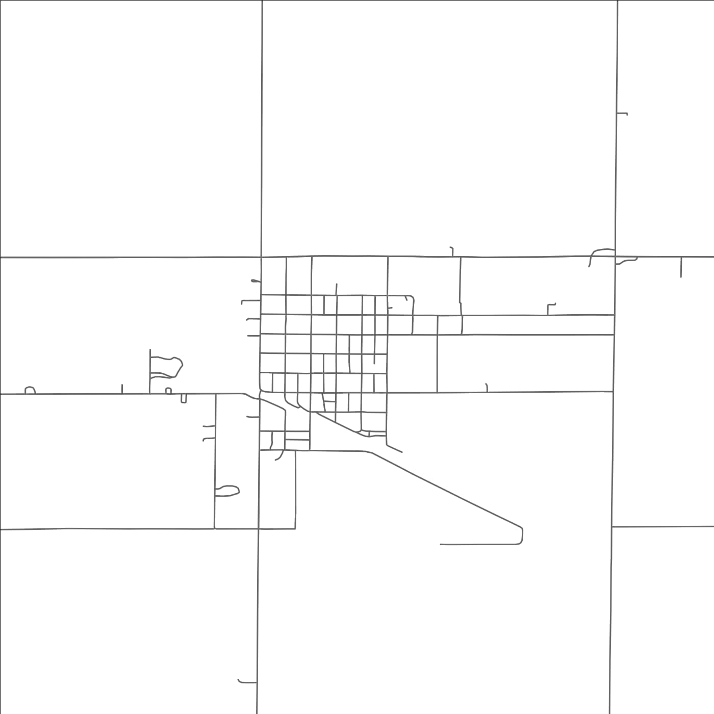 ROAD MAP OF FAIRFIELD, NEBRASKA BY MAPBAKES