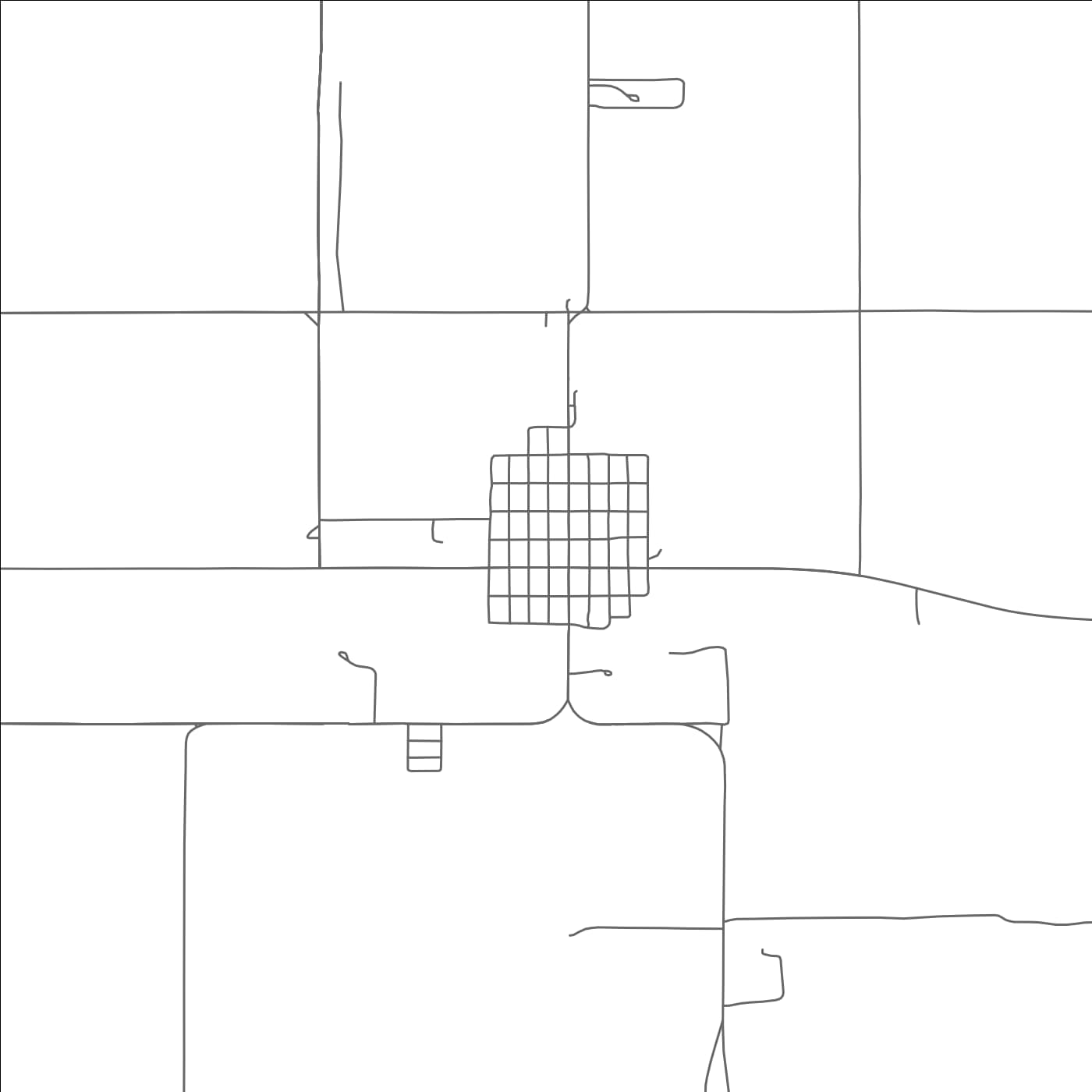 ROAD MAP OF FARNAM, NEBRASKA BY MAPBAKES