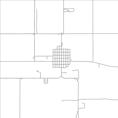 ROAD MAP OF FARNAM, NEBRASKA BY MAPBAKES