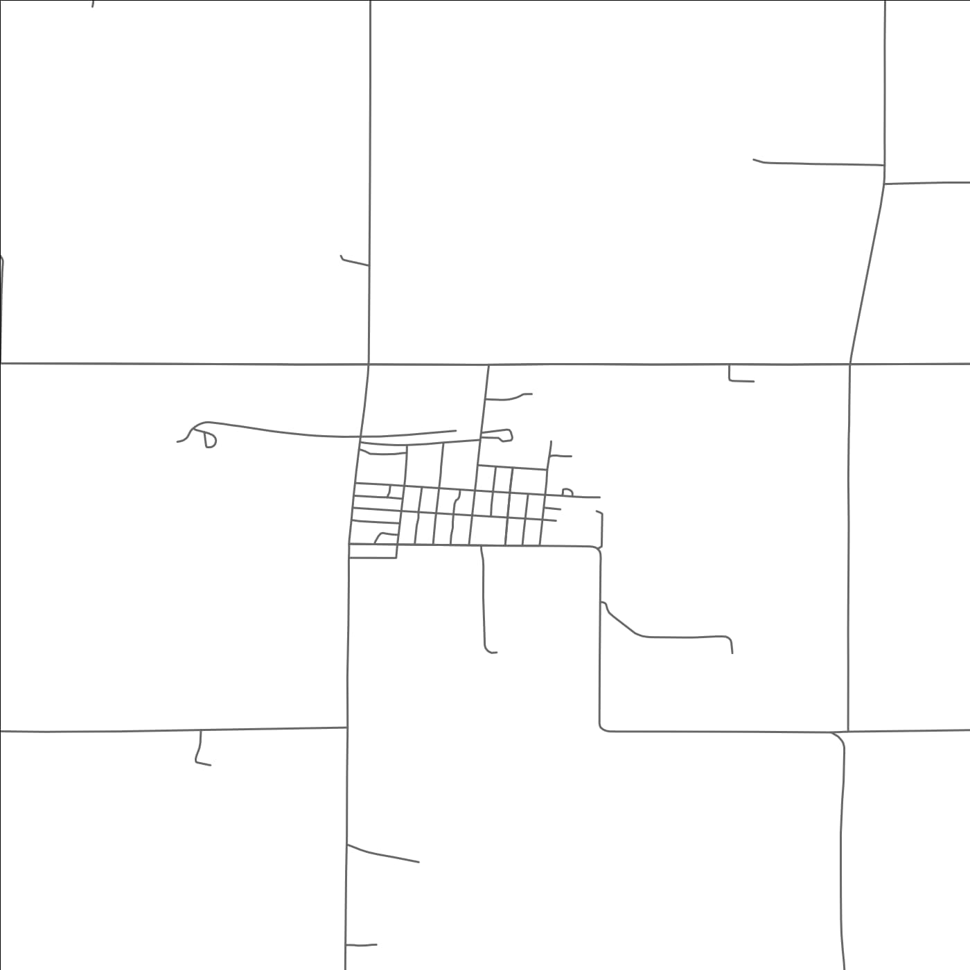 ROAD MAP OF FARWELL, NEBRASKA BY MAPBAKES