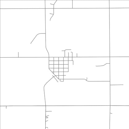 ROAD MAP OF FIRTH, NEBRASKA BY MAPBAKES