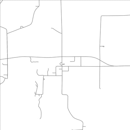 ROAD MAP OF FONTANELLE, NEBRASKA BY MAPBAKES