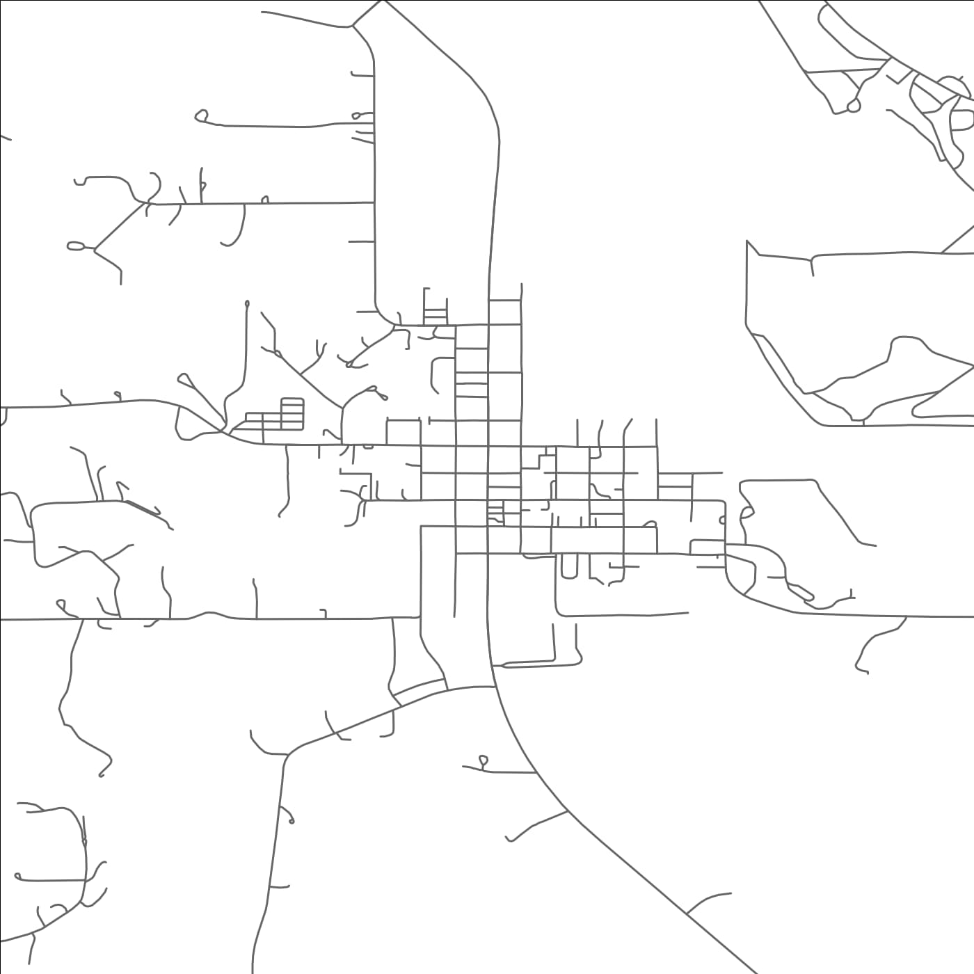 ROAD MAP OF FORT CALHOUN, NEBRASKA BY MAPBAKES