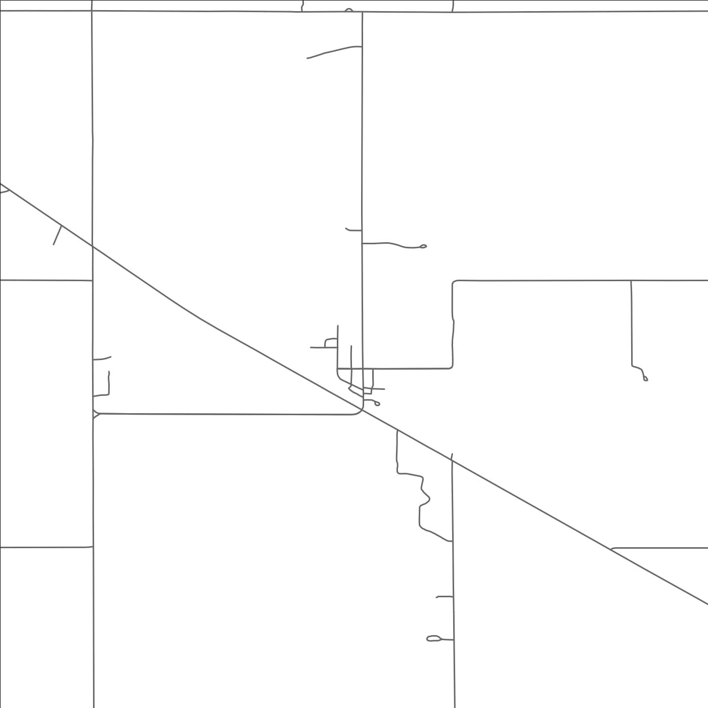 ROAD MAP OF FOSTER, NEBRASKA BY MAPBAKES