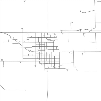 ROAD MAP OF FRANKLIN, NEBRASKA BY MAPBAKES