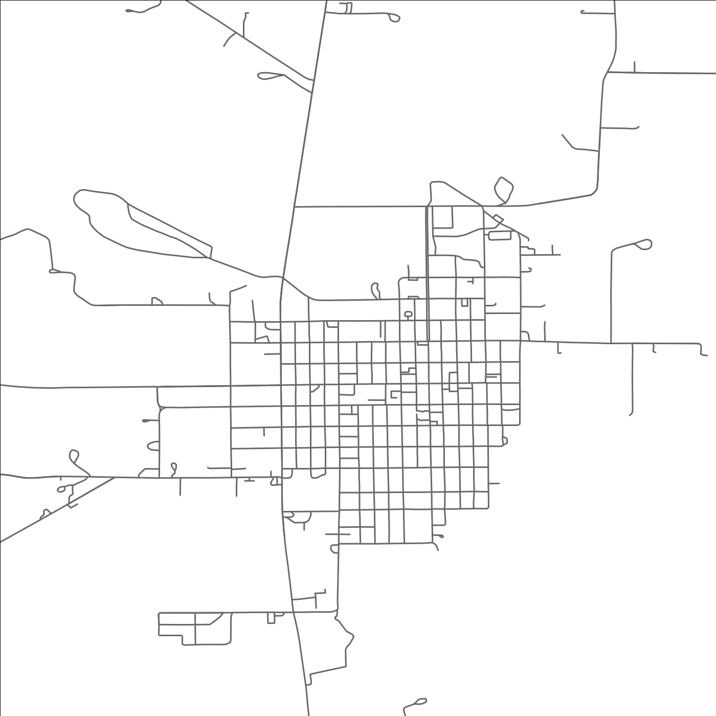 ROAD MAP OF FULLERTON, NEBRASKA BY MAPBAKES