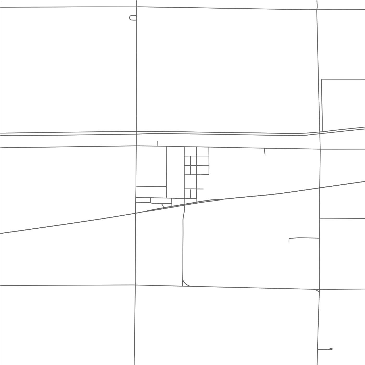 ROAD MAP OF FUNK, NEBRASKA BY MAPBAKES