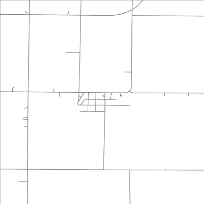 ROAD MAP OF GARRISON, NEBRASKA BY MAPBAKES