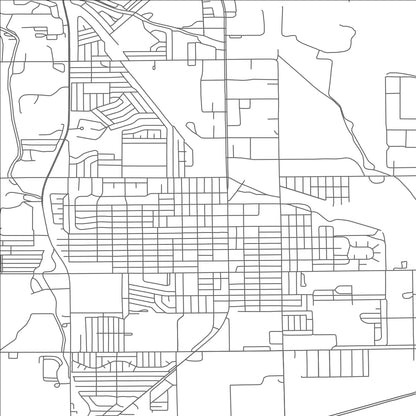 ROAD MAP OF GERING, NEBRASKA BY MAPBAKES