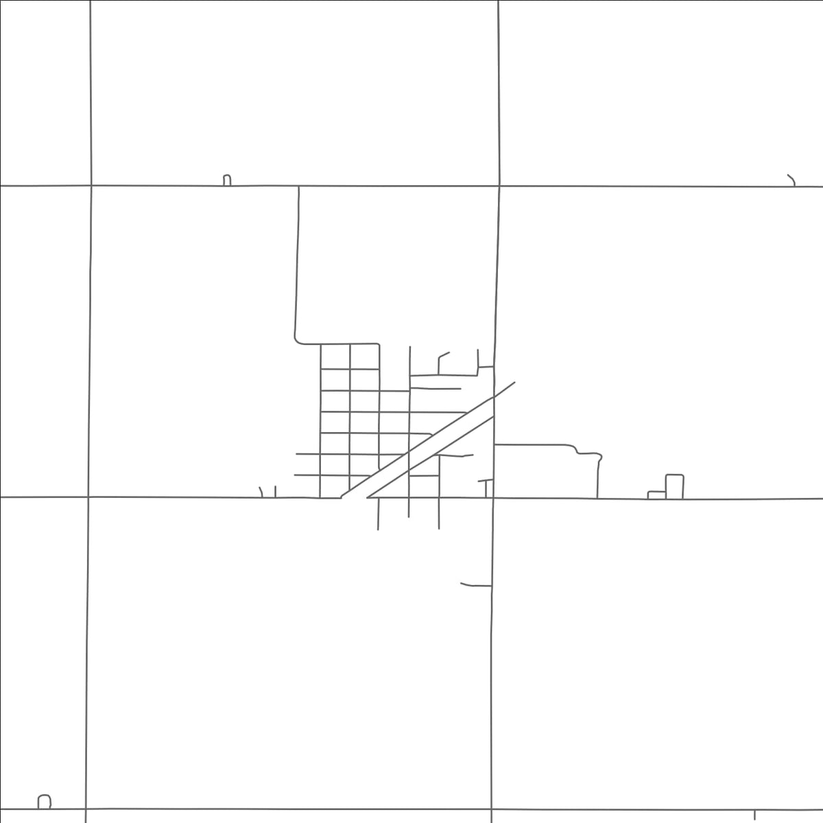 ROAD MAP OF GILTNER, NEBRASKA BY MAPBAKES