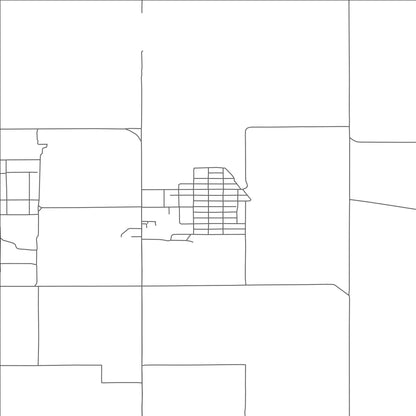 ROAD MAP OF GLENVIL, NEBRASKA BY MAPBAKES