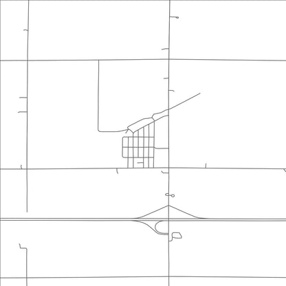 ROAD MAP OF GOEHNER, NEBRASKA BY MAPBAKES