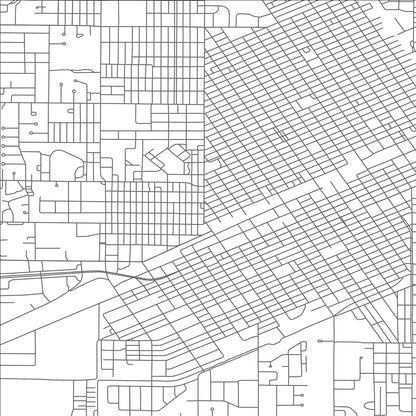 ROAD MAP OF GRAND ISLAND, NEBRASKA BY MAPBAKES