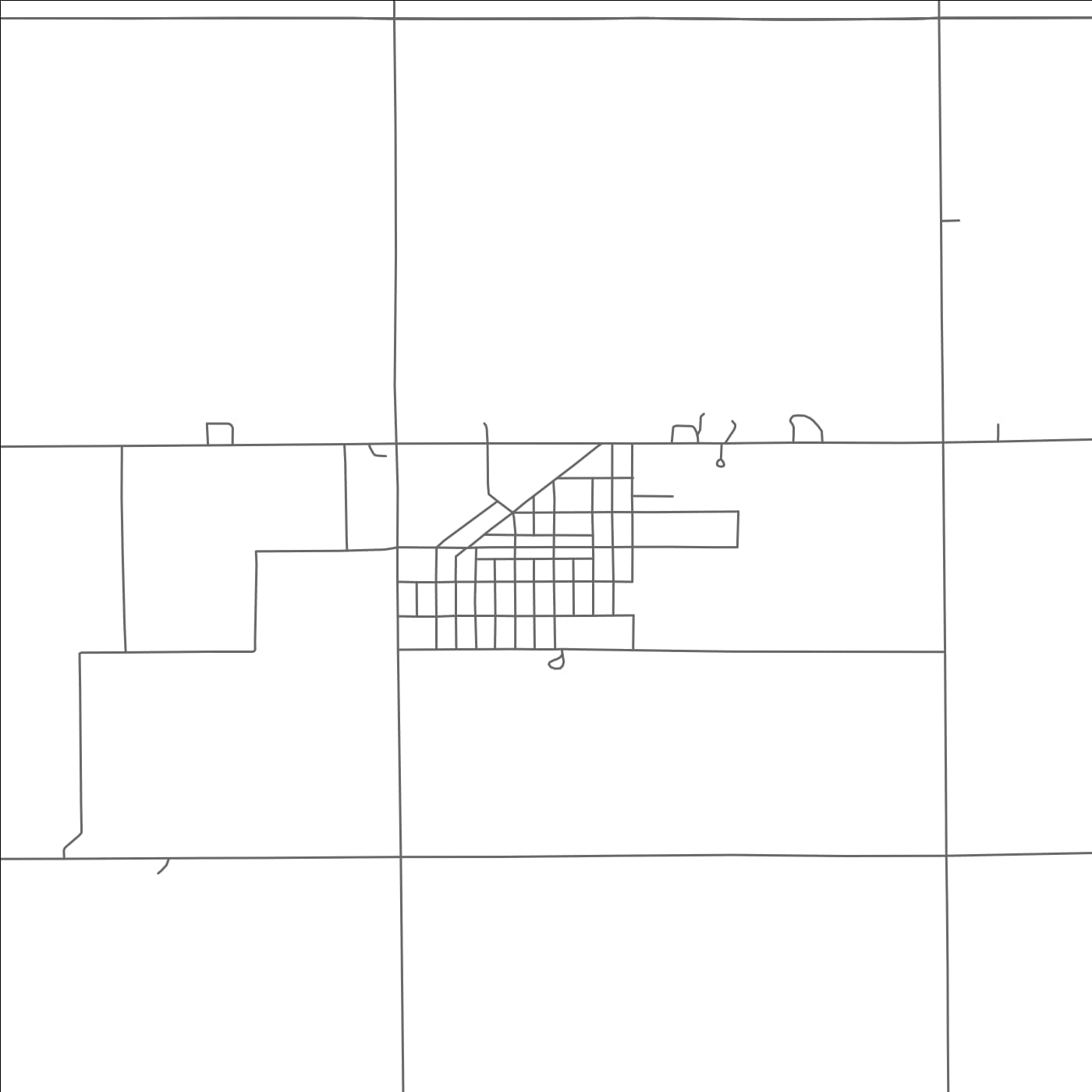 ROAD MAP OF GRESHAM, NEBRASKA BY MAPBAKES