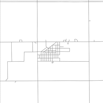 ROAD MAP OF GRESHAM, NEBRASKA BY MAPBAKES