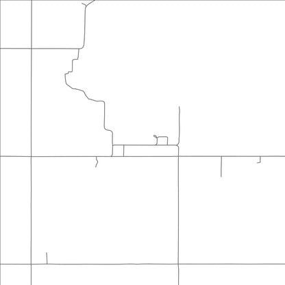 ROAD MAP OF GROSS, NEBRASKA BY MAPBAKES