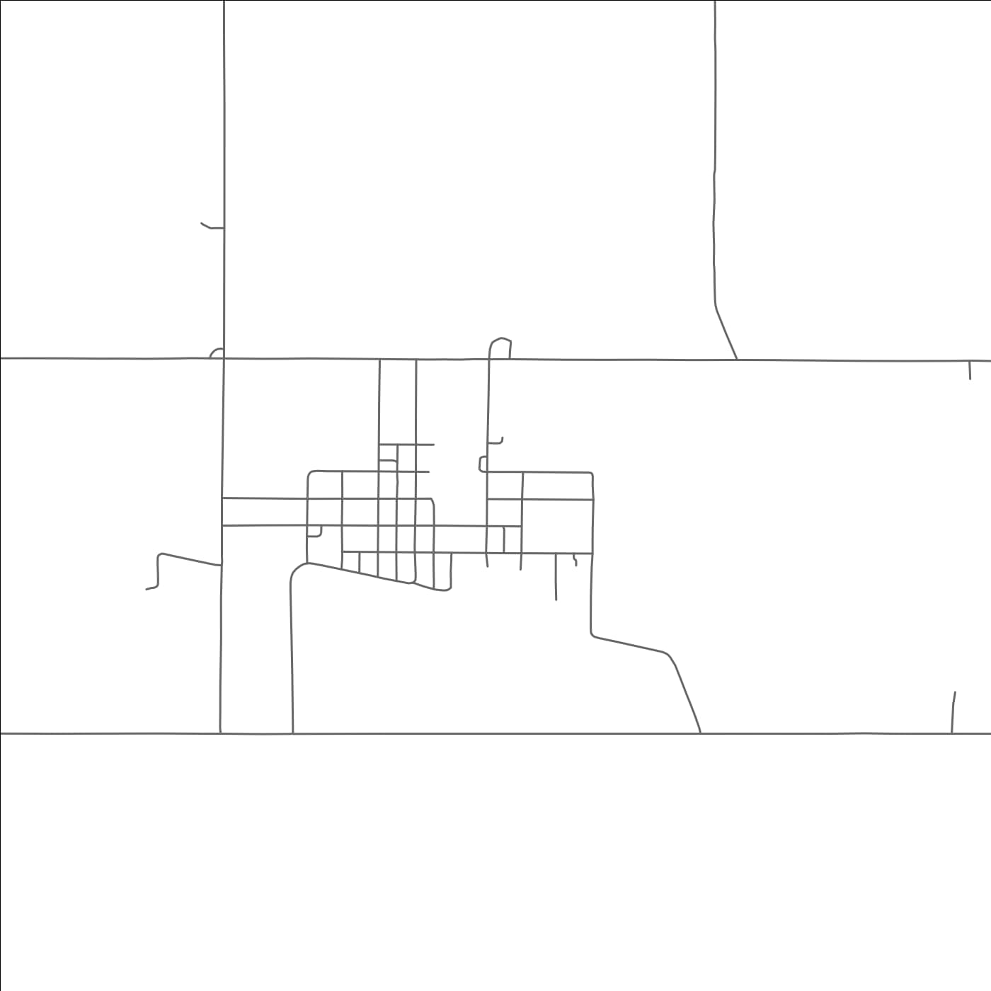 ROAD MAP OF HARDY, NEBRASKA BY MAPBAKES