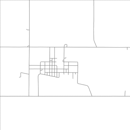 ROAD MAP OF HARDY, NEBRASKA BY MAPBAKES