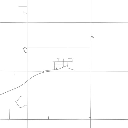 ROAD MAP OF HEARTWELL, NEBRASKA BY MAPBAKES