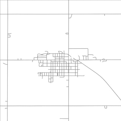 ROAD MAP OF HEMINGFORD, NEBRASKA BY MAPBAKES