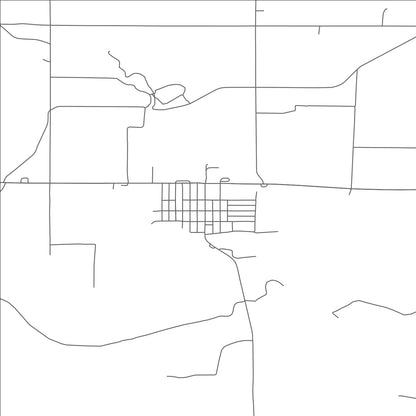 ROAD MAP OF HOLBROOK, NEBRASKA BY MAPBAKES