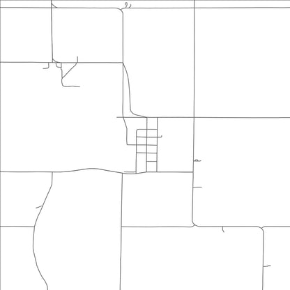 ROAD MAP OF HOLMESVILLE, NEBRASKA BY MAPBAKES