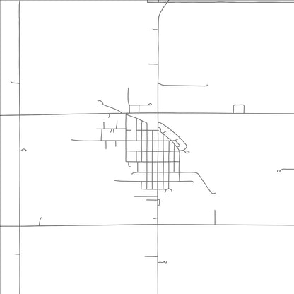 ROAD MAP OF HOWELLS, NEBRASKA BY MAPBAKES