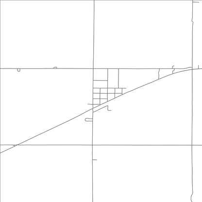 ROAD MAP OF JANSEN, NEBRASKA BY MAPBAKES