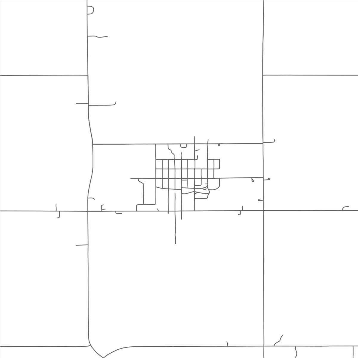 ROAD MAP OF JOHNSON, NEBRASKA BY MAPBAKES