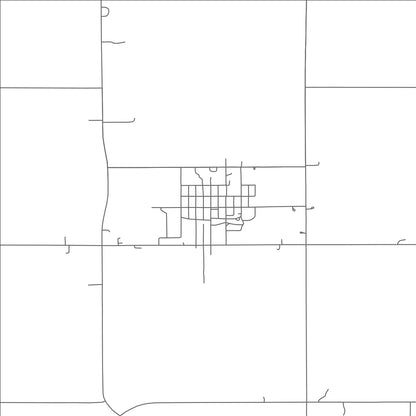 ROAD MAP OF JOHNSON, NEBRASKA BY MAPBAKES