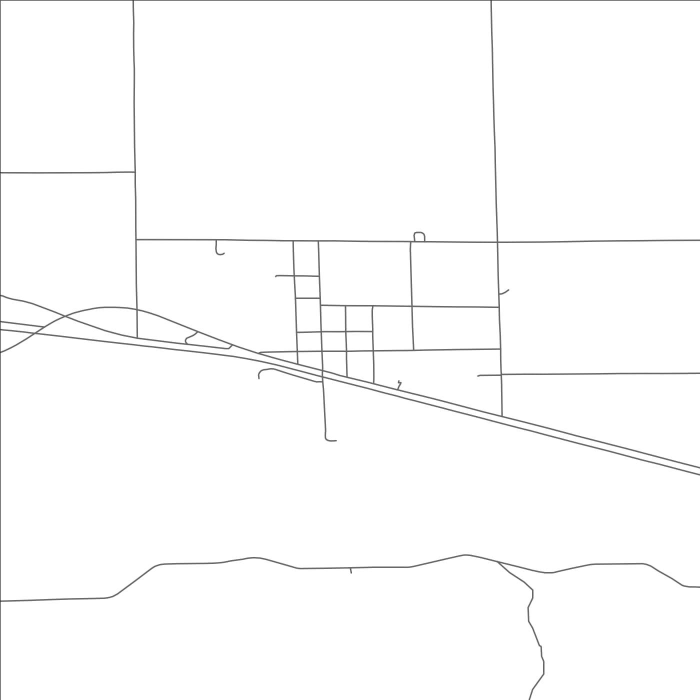 ROAD MAP OF KENNARD, NEBRASKA BY MAPBAKES