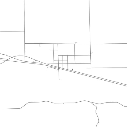 ROAD MAP OF KENNARD, NEBRASKA BY MAPBAKES