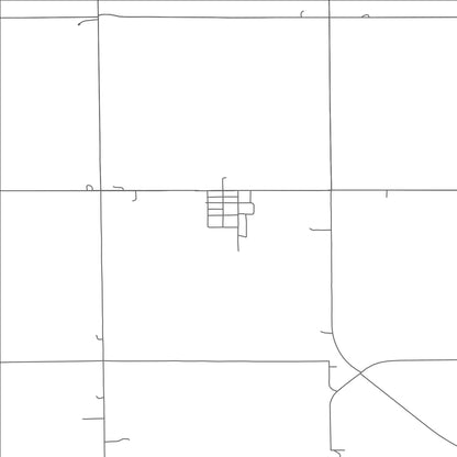 ROAD MAP OF JULIAN, NEBRASKA BY MAPBAKES